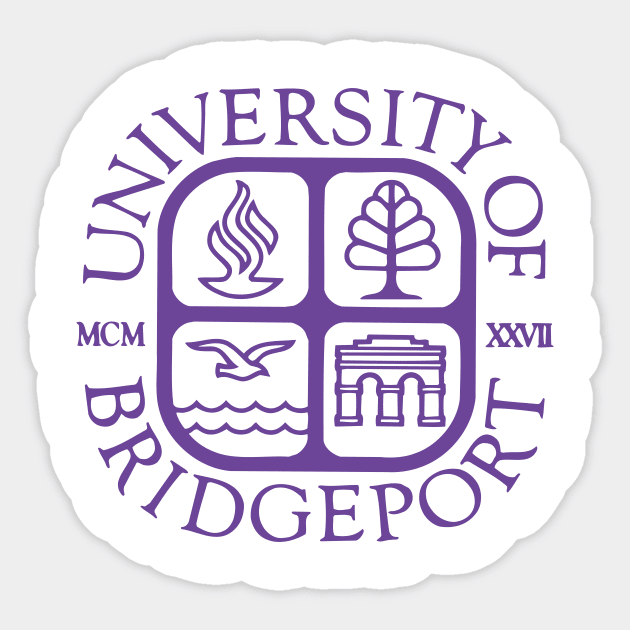 University of Bridgeport Sticker by KellogChan